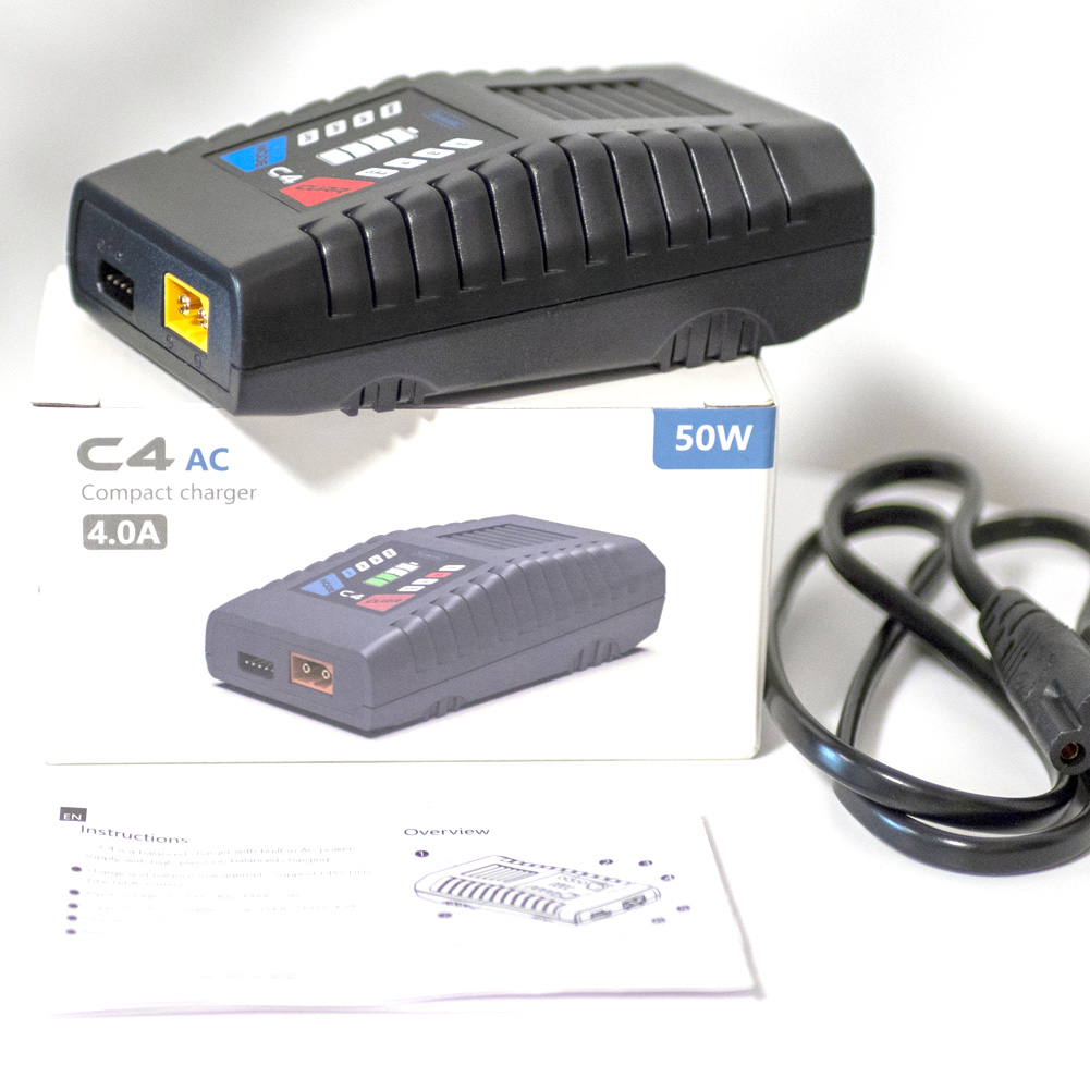 ToolkitRC C4 Charger 50W 5A AC - Drone Racing Charger review and price