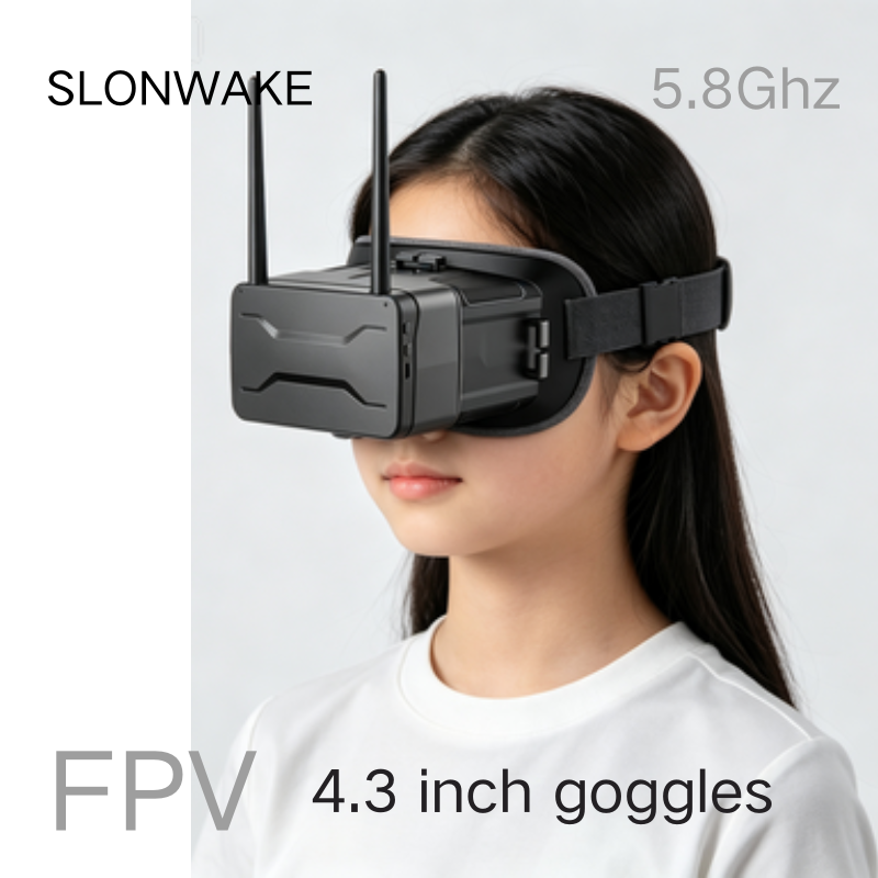 5.8G FPV Goggles 4.3 Inch 480* - Drone Racing Battery review and price