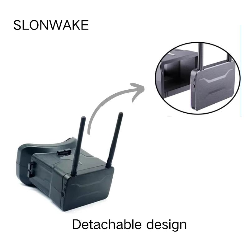 5.8G FPV Goggles 4.3 Inch 480* - Drone Racing Battery review and price