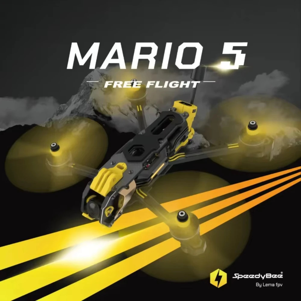 Speedybee Mario 5 O4 Frame Kit - Drone Racing Propeller review and price